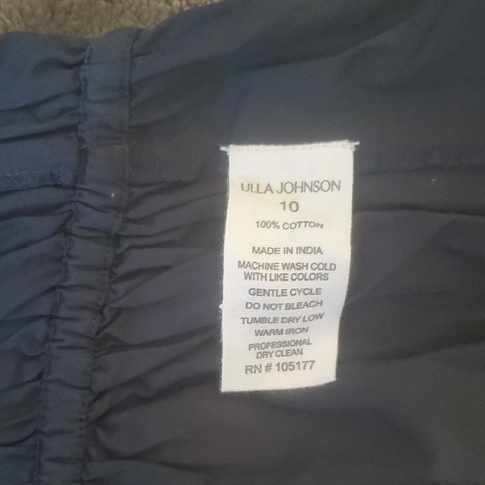 NWOT ULLA JOHNSONLU TIE-FRONT TANK TOP ,SZ:10 - Picture 10 of 14